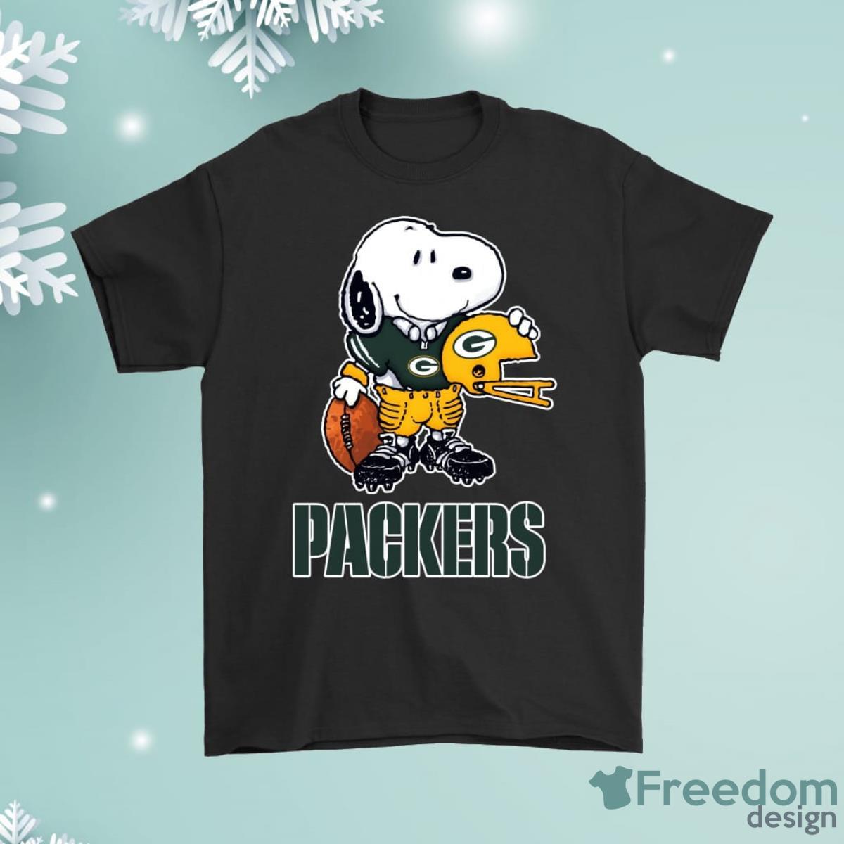 Snoopy A Strong And Proud Green Bay Packers Player Shirt Product Photo 1