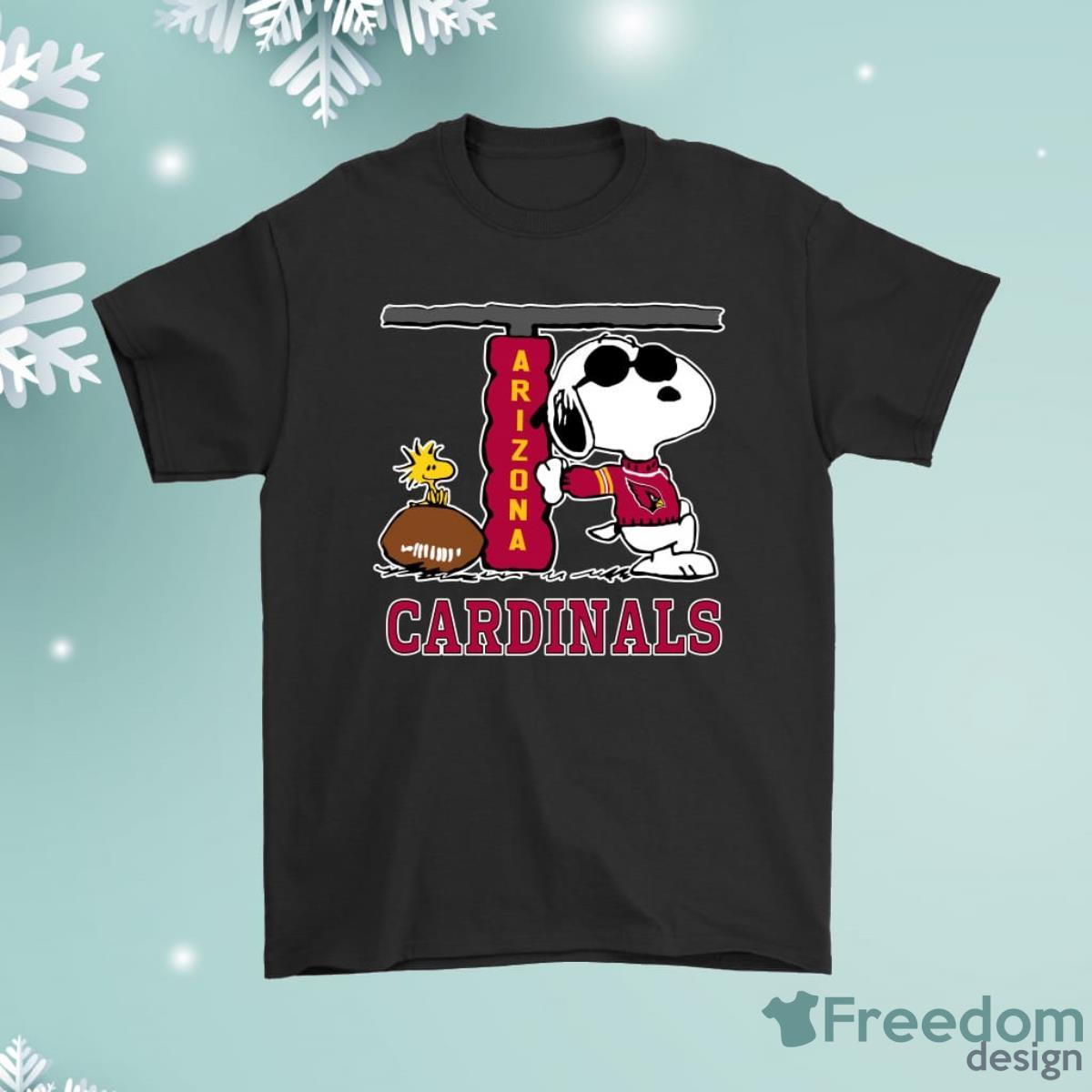 Snoopy Joe Cool And Woodstock The Arizona Cardinals Shirt Product Photo 1