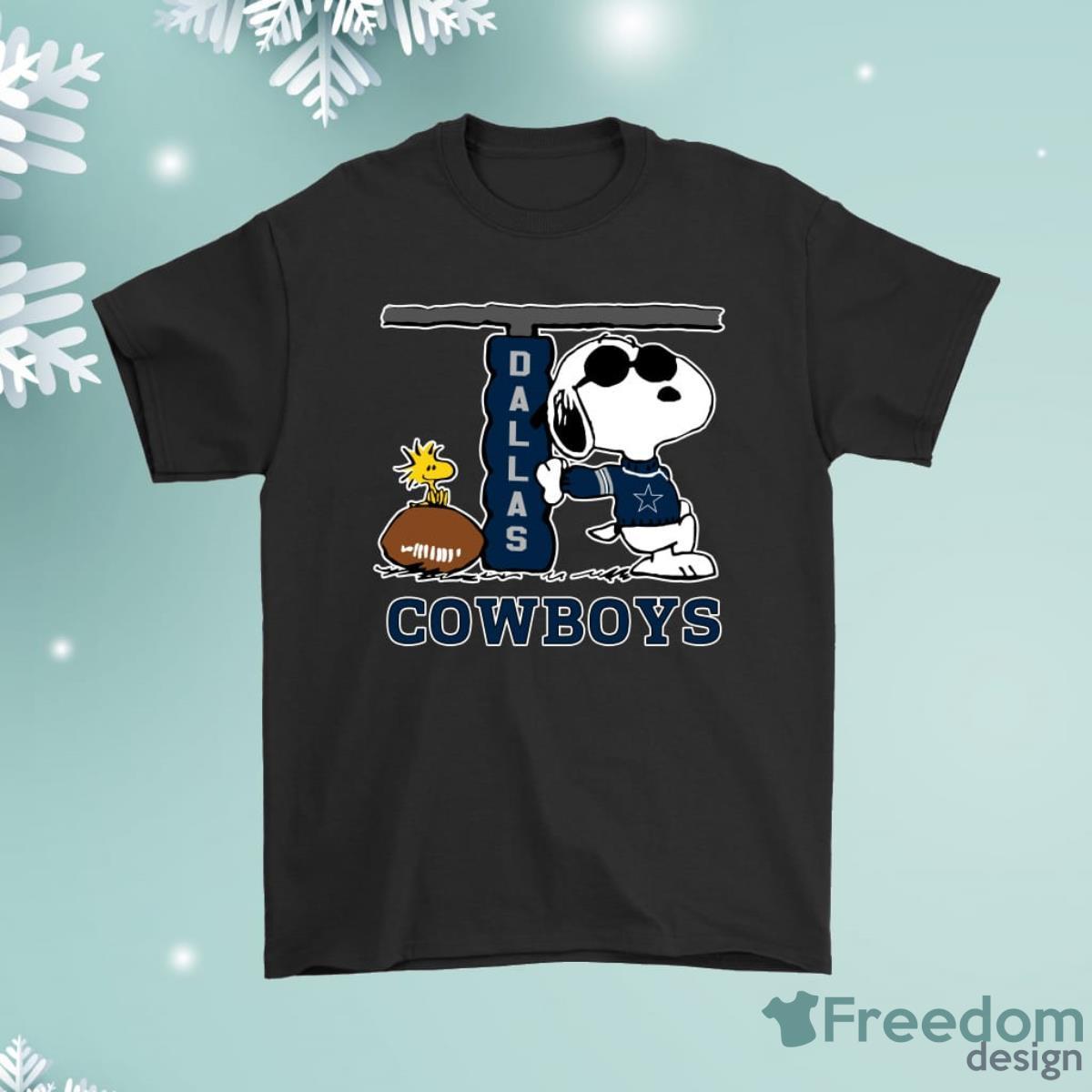 Dallas Cowboys Football Woodstock And Snoopy T-Shirt - T-shirts Low Price