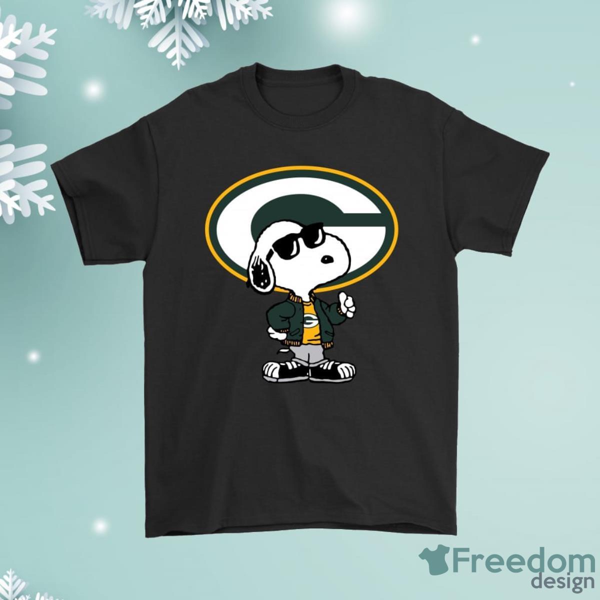 Snoopy Joe Cool To Be The Green Bay Packers Shirt Product Photo 1