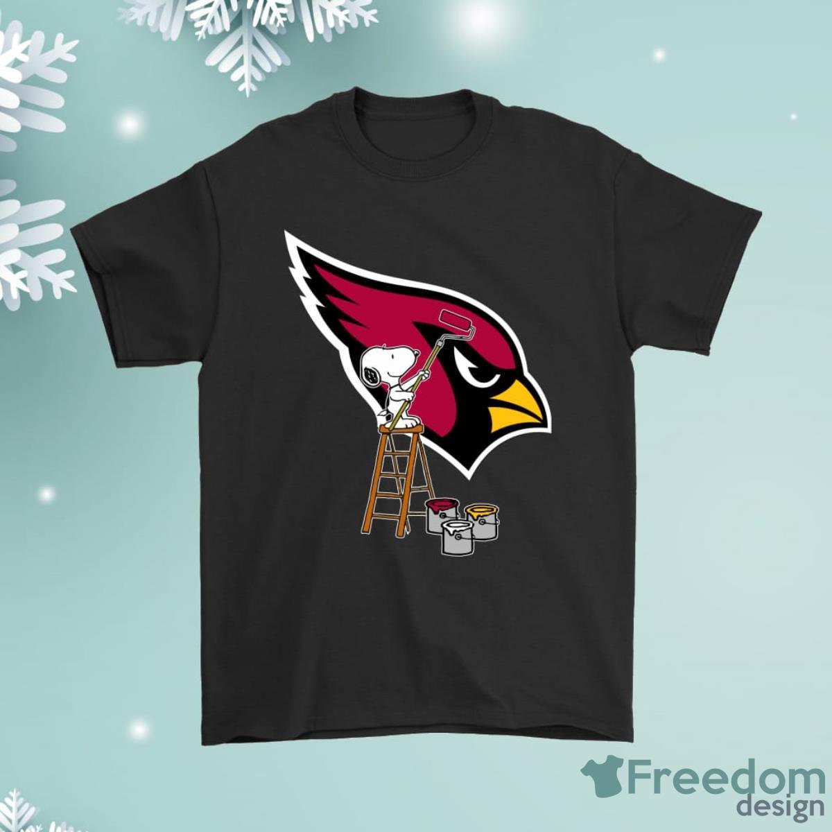Snoopy The Peanuts Cheer For The Arizona Cardinals T-Shirt - T