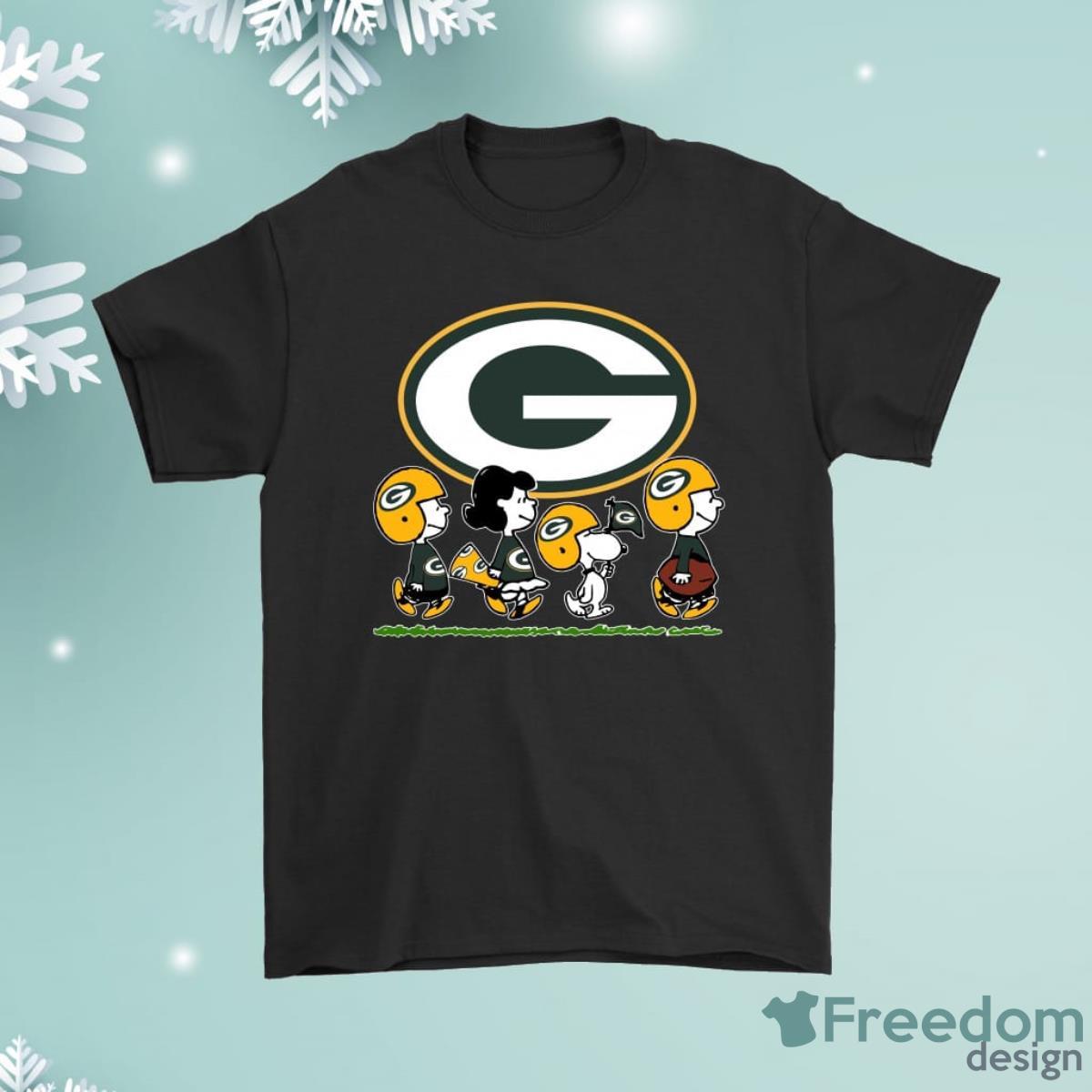 Snoopy The Peanuts Cheer For The Green Bay Packers Shirt Product Photo 1