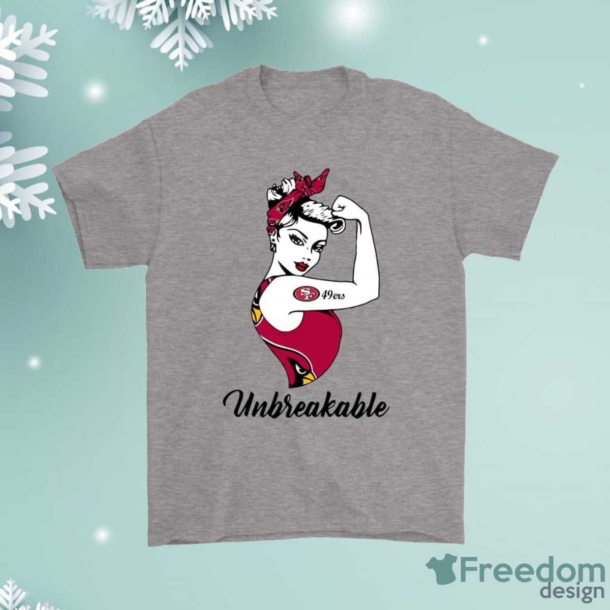 Strong Arizona Cardinals Unbreakable Strong Woman Shirt Product Photo 1