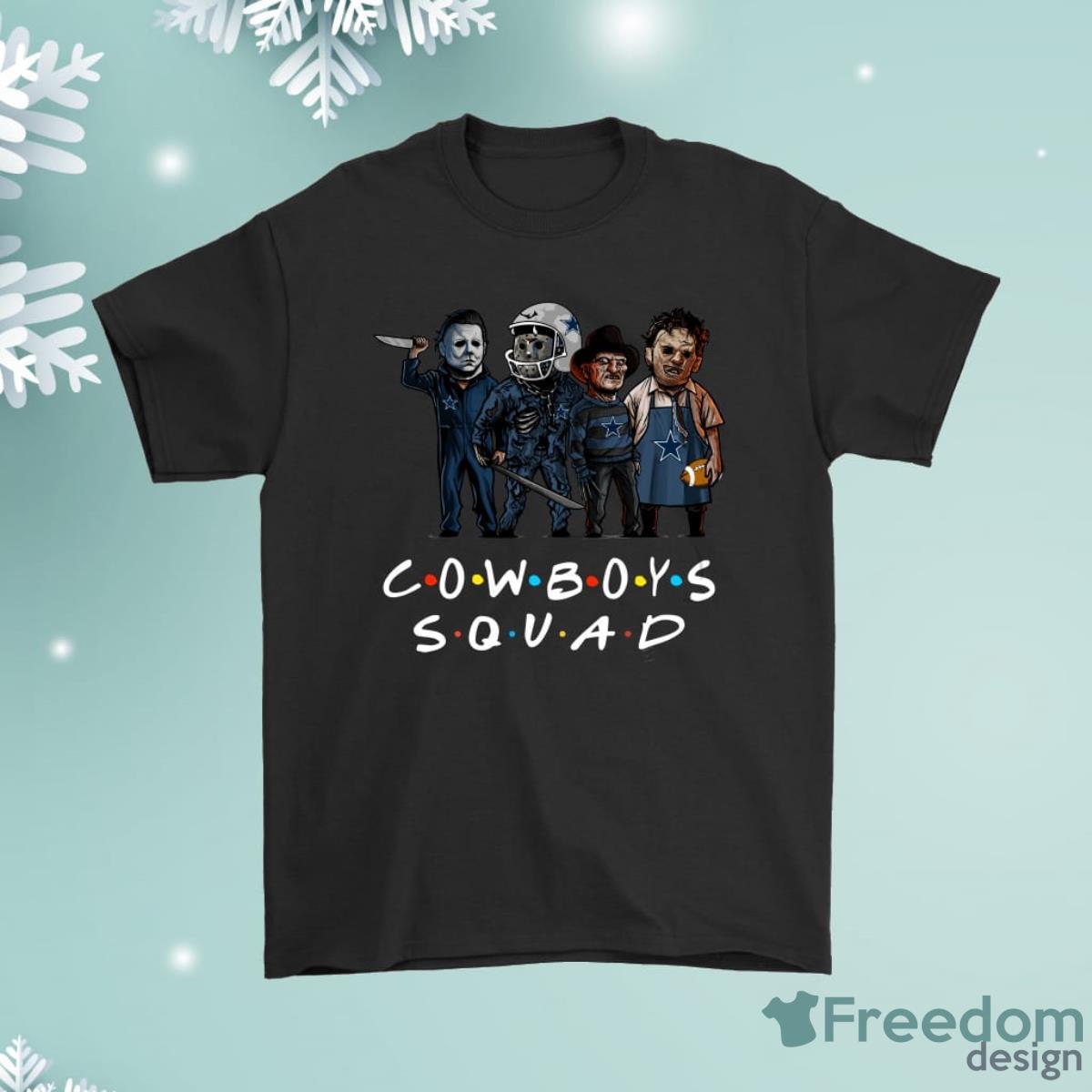 The Dallas Cowboys Squad Horror Killers Friends Shirt Product Photo 1