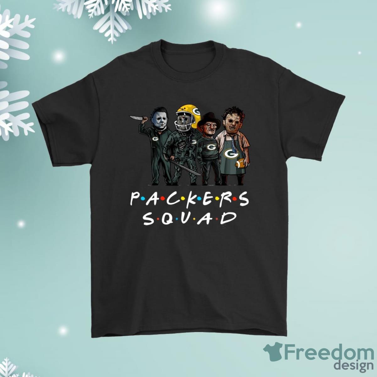 The Green Bay Packers Squad Horror Killers Friends Shirt Product Photo 1