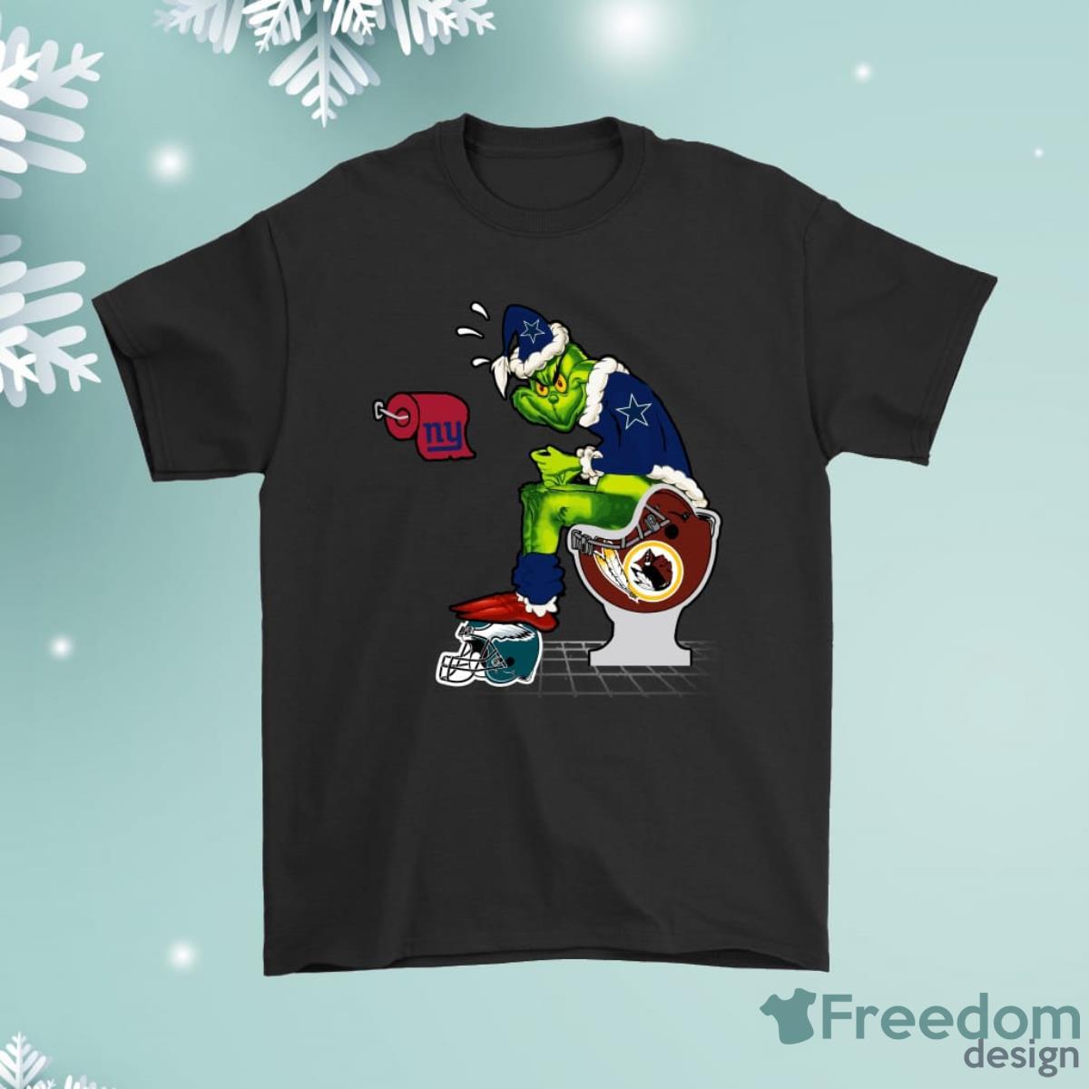 The Grinch Dallas Cowboys Shit On Other Teams Christmas Shirt -  Freedomdesign