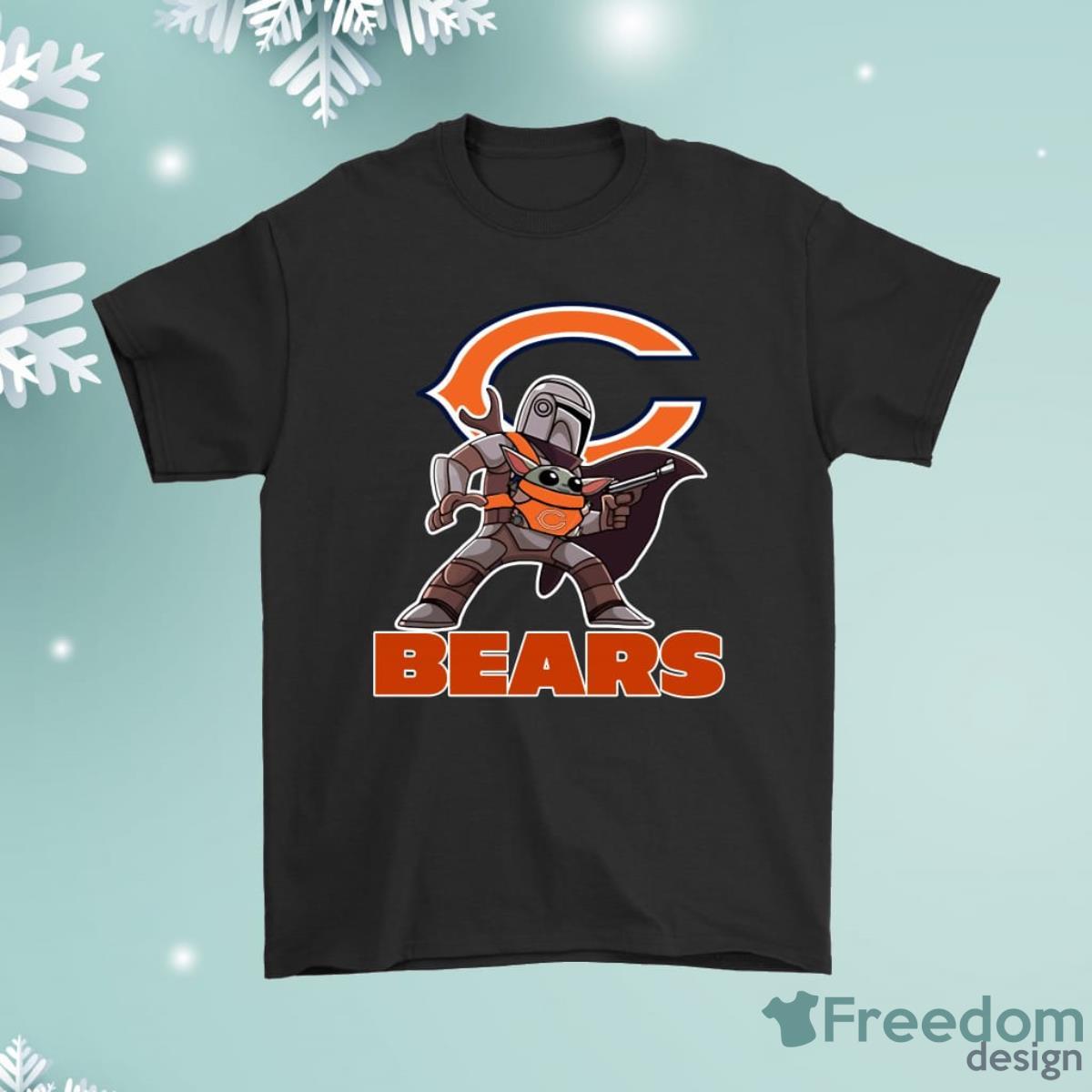 The Mandalorian Baby Yoda Chicago Bears Shirt Product Photo 1