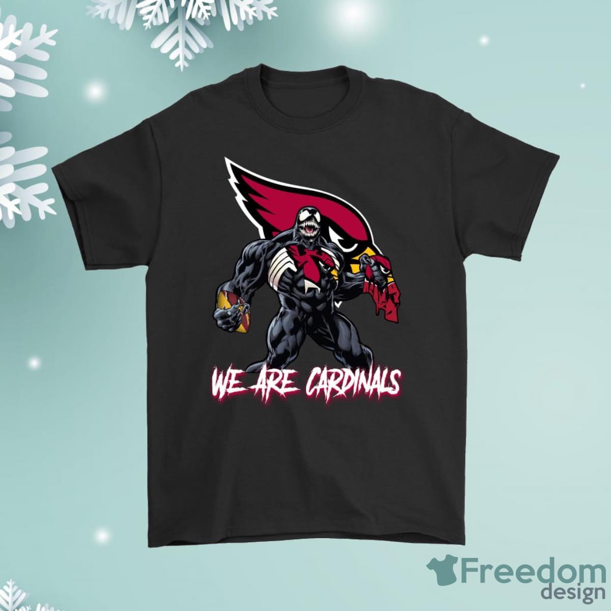 We Are The Cardinals Venom X Arizona Cardinals Shirt Product Photo 1