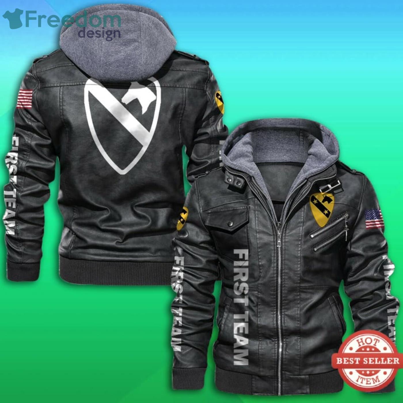 1st Cavalry Division 2D Leather Jacket Product Photo 1 1st Cavalry Division 2D Leather Jacket Product Photo 1