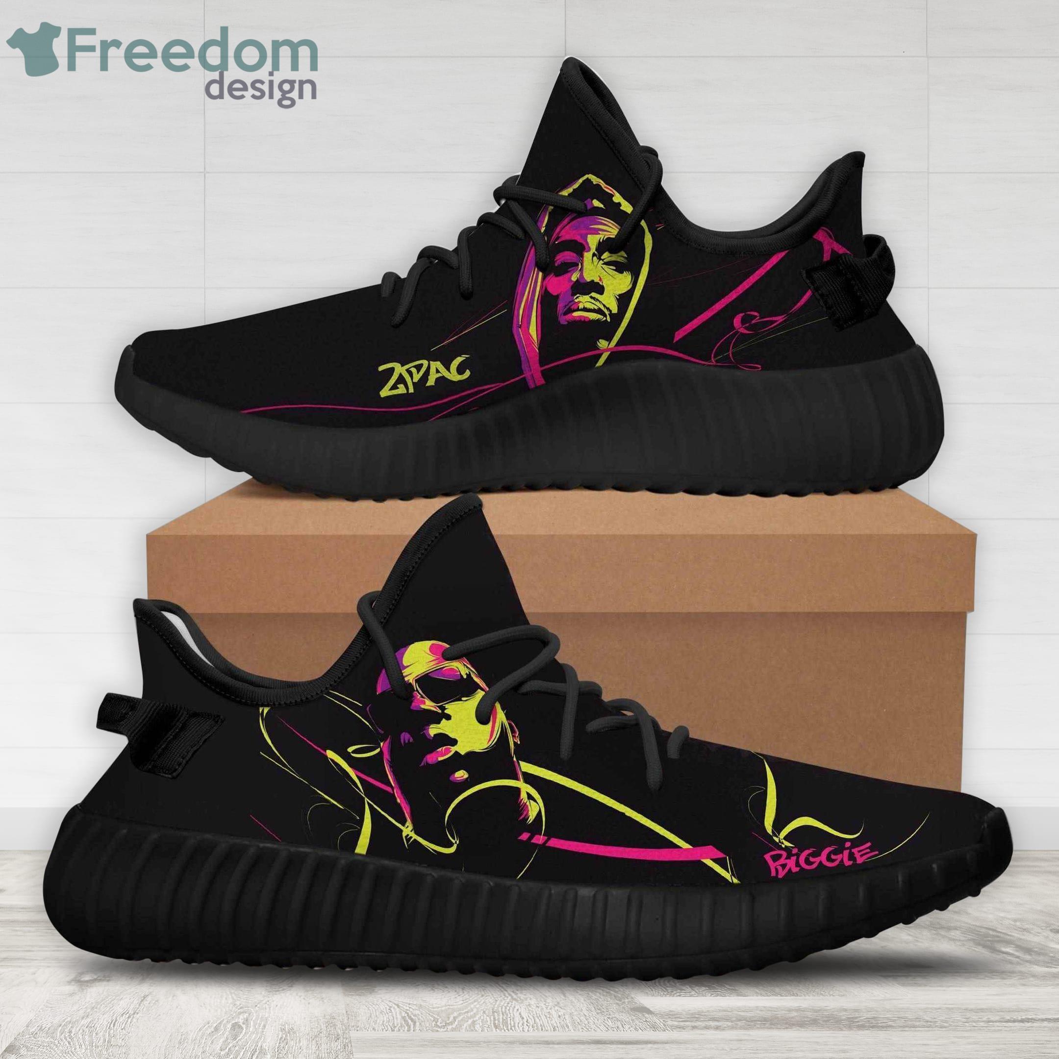2Pac Biggie Yeezy Sneaker Shoes Product Photo 1