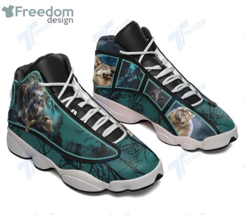 3D Every Wolf Air Jordan 13 Sneakers Shoes Sport