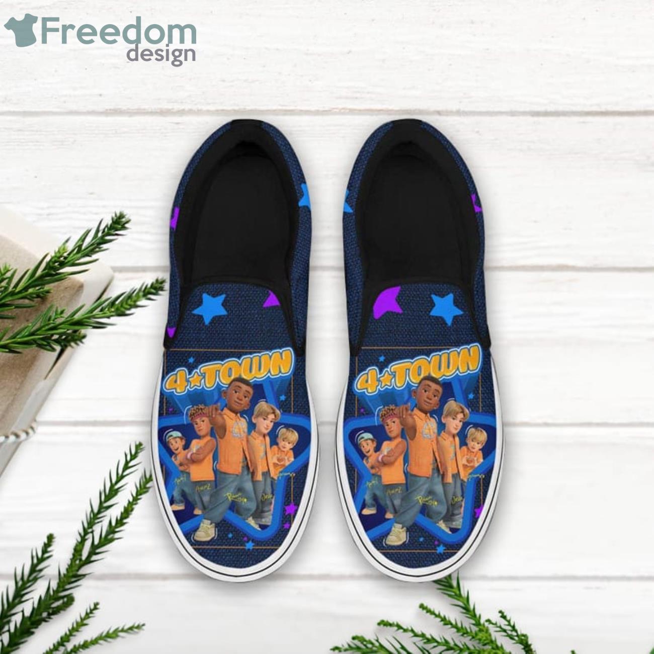 4 Town Turning Red Nobody Like You 4 Town Boy Band Lovers Slip On Shoes For Men And Women Product Photo 1 4 Town Turning Red Nobody Like You 4 Town Boy Band Lovers Slip On Shoes For Men And Women Product Photo 1