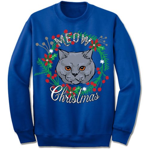 Chartreux Cat Ugly Christmas Sweater