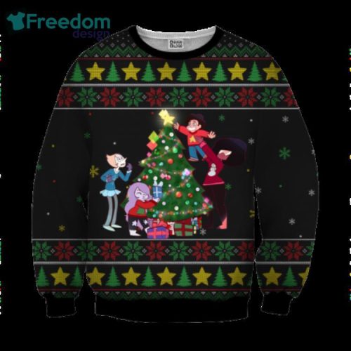 A Steven Universe And Christmas Tree Christmas Sweater