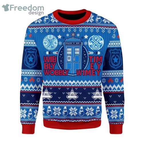 A Timey Wimey Knitting Pattern Christmas Ugly Sweater