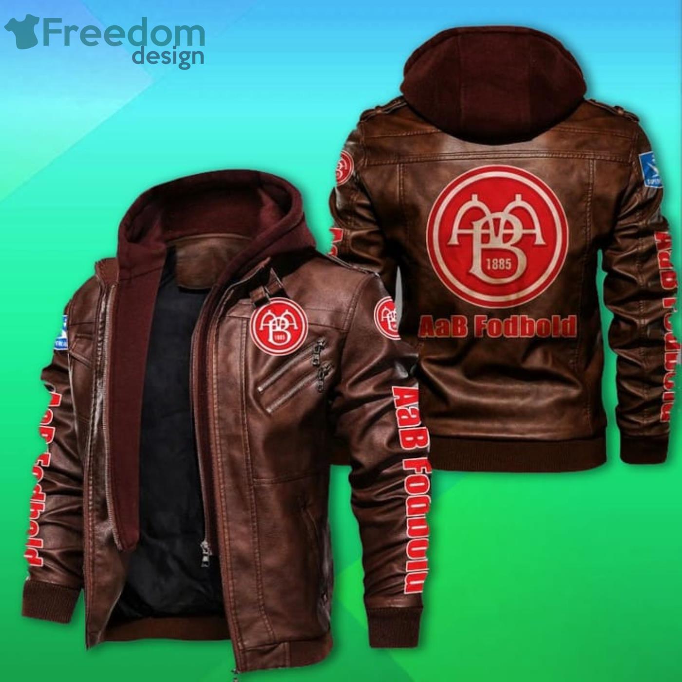 Aab Fodbold 2D Leather Jacket Product Photo 2