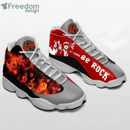 AcDc Rock Band Air Jordan 13 Let There Be Rock Sneakers Personalized
