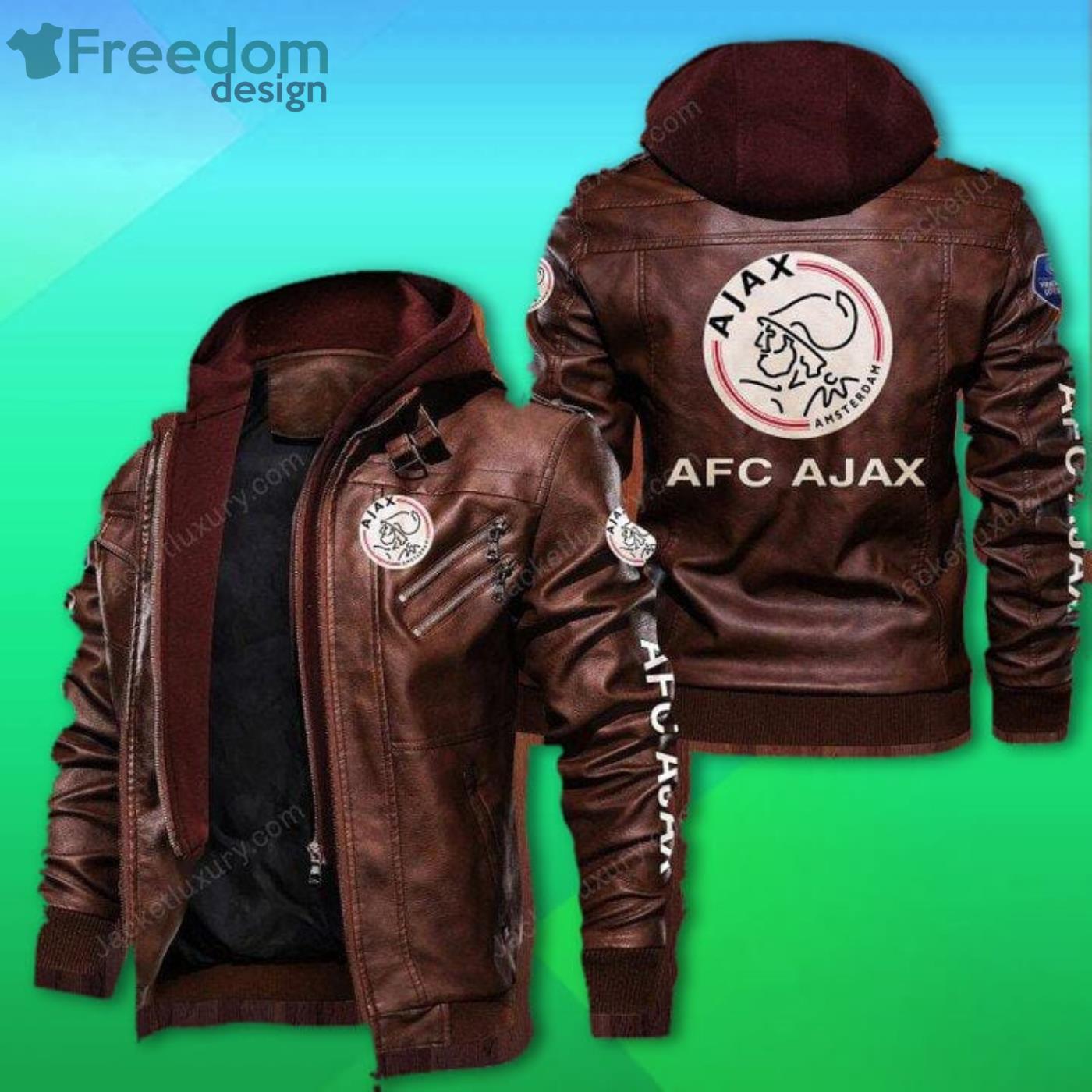 AFC Ajax 2D Leather Jacket Product Photo 2