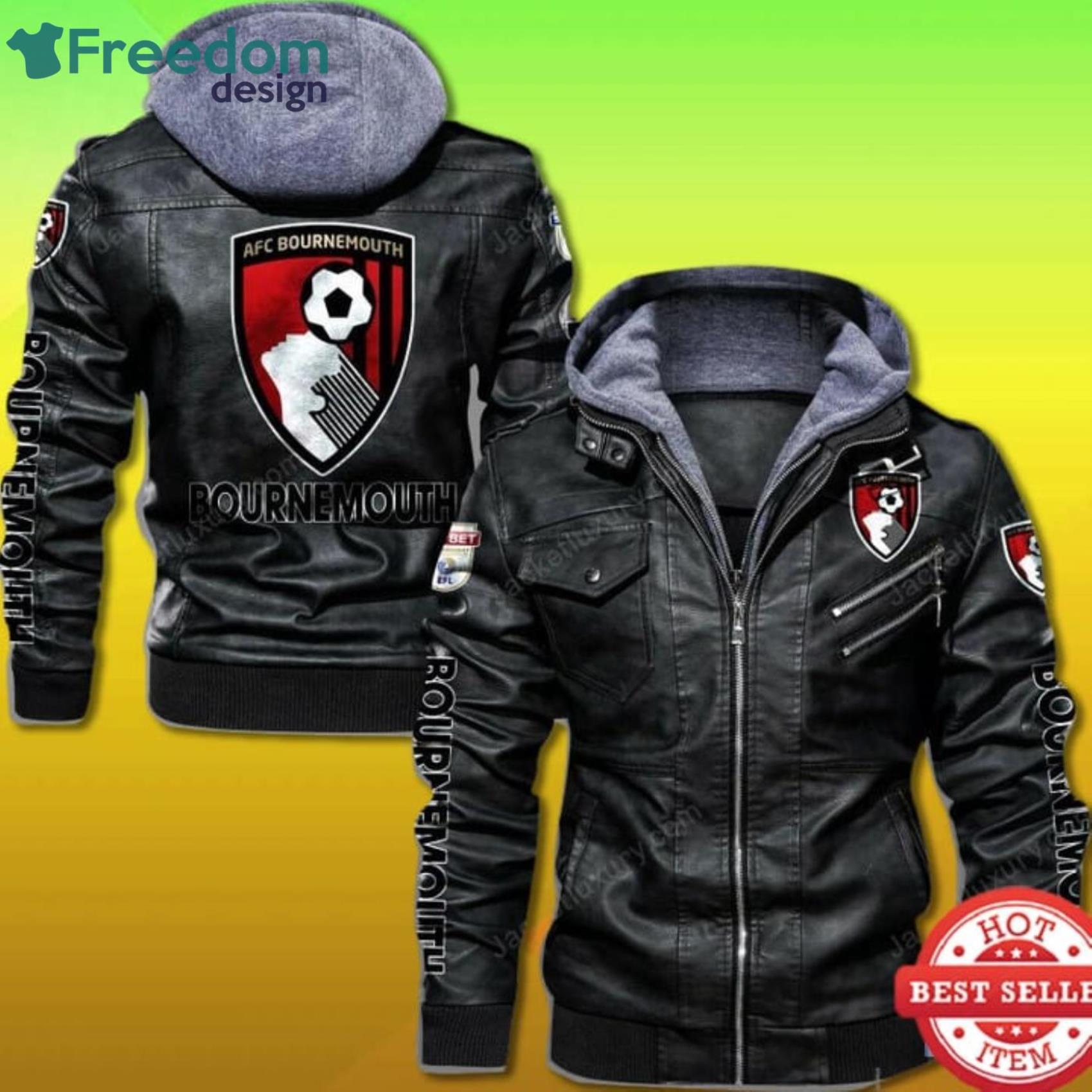 AFC Bournemouth 2D Leather Jacket Product Photo 1 AFC Bournemouth 2D Leather Jacket Product Photo 1
