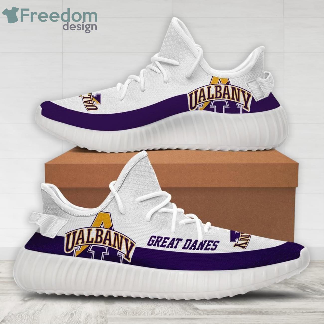 Albany Great Danes Custom Sneaker Albany Great Danes Yeezy Shoes Product Photo 1