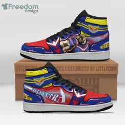 All Might My Hero Academia Anime Air Jordan Hightop Shoes Product Photo 1