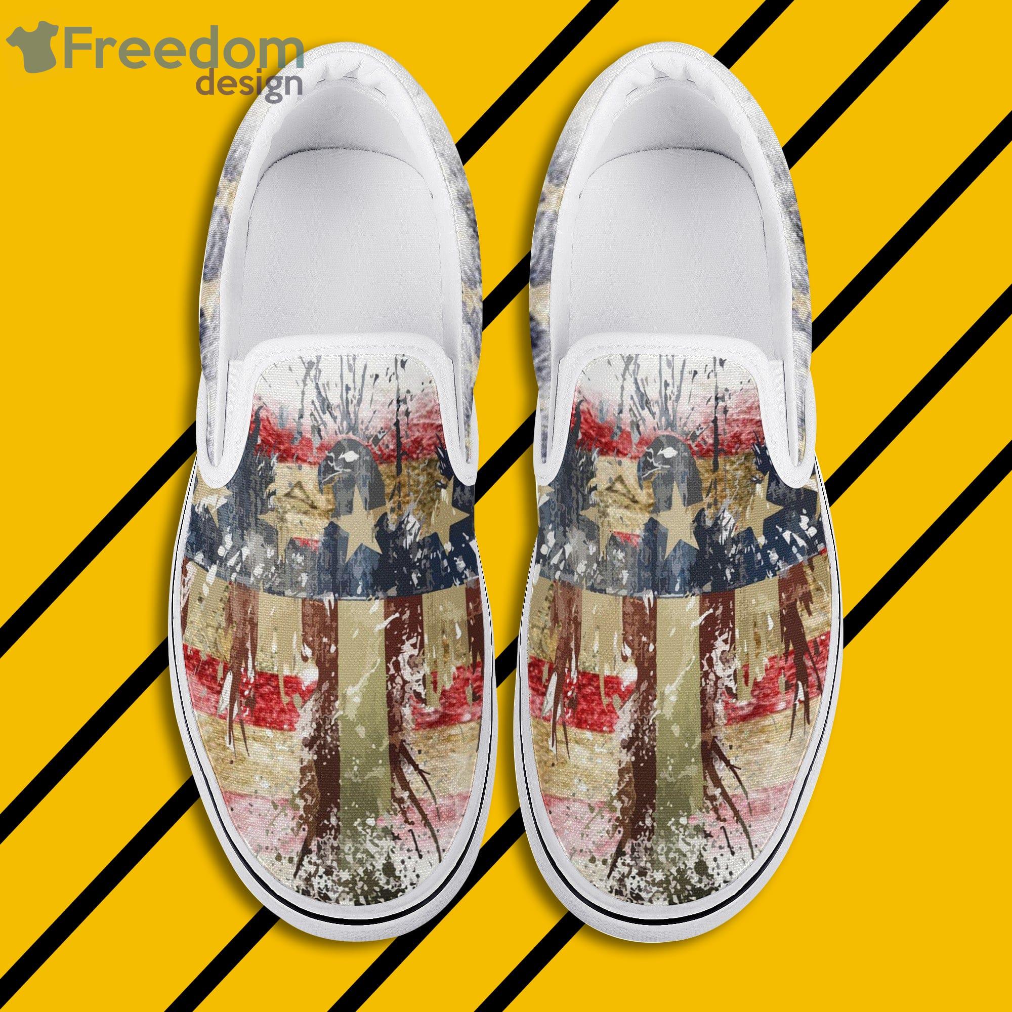 American Flag Slip On Shoes For Men And Women Product Photo 1 American Flag Slip On Shoes For Men And Women Product Photo 1