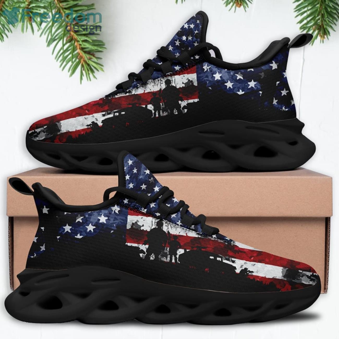 American Flag USA Flag Sneakers Max Soul Shoes Product Photo 3 American Flag USA Flag Sneakers Max Soul Shoes
