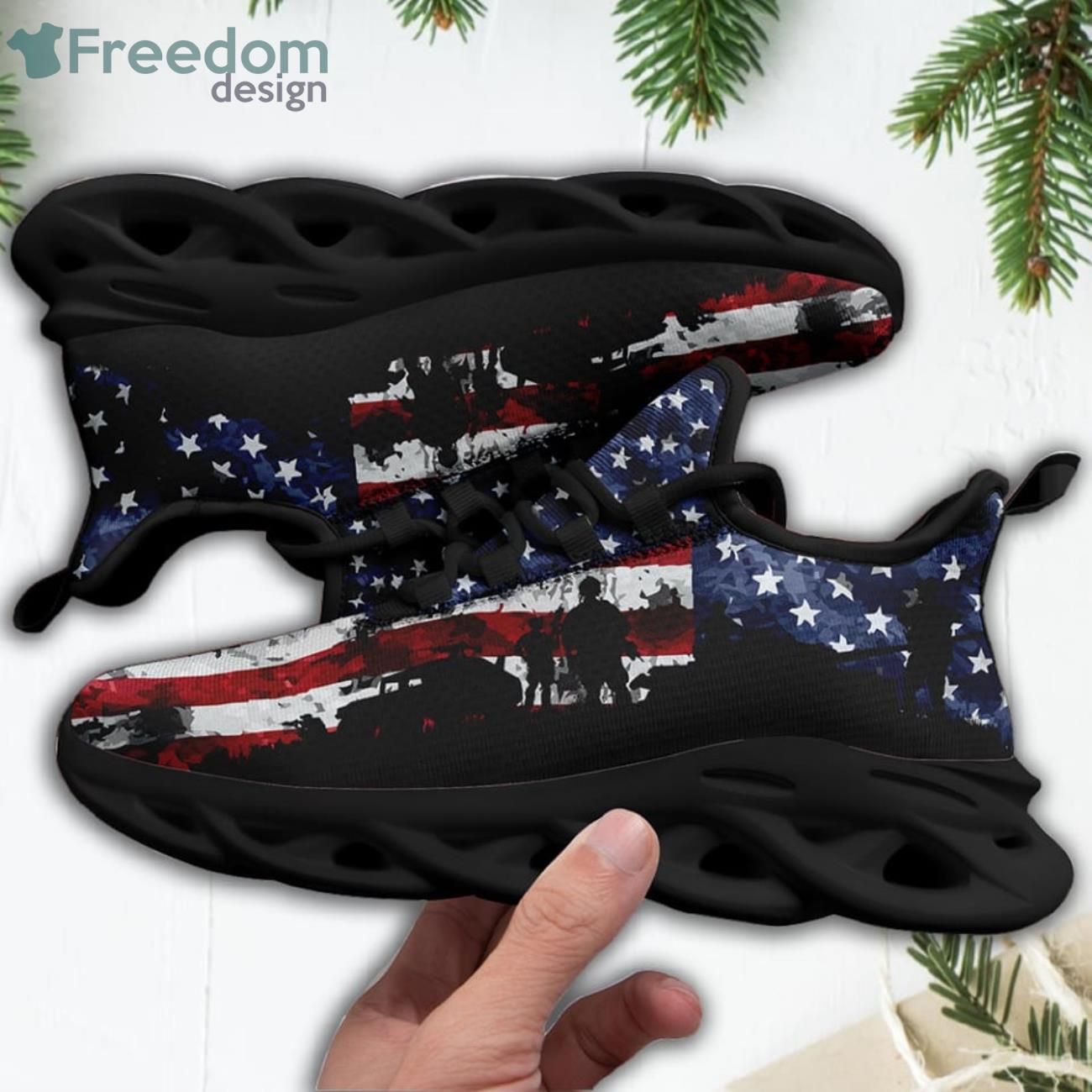 American Flag USA Flag Sneakers Max Soul Shoes Product Photo 4 American Flag USA Flag Sneakers Max Soul Shoes