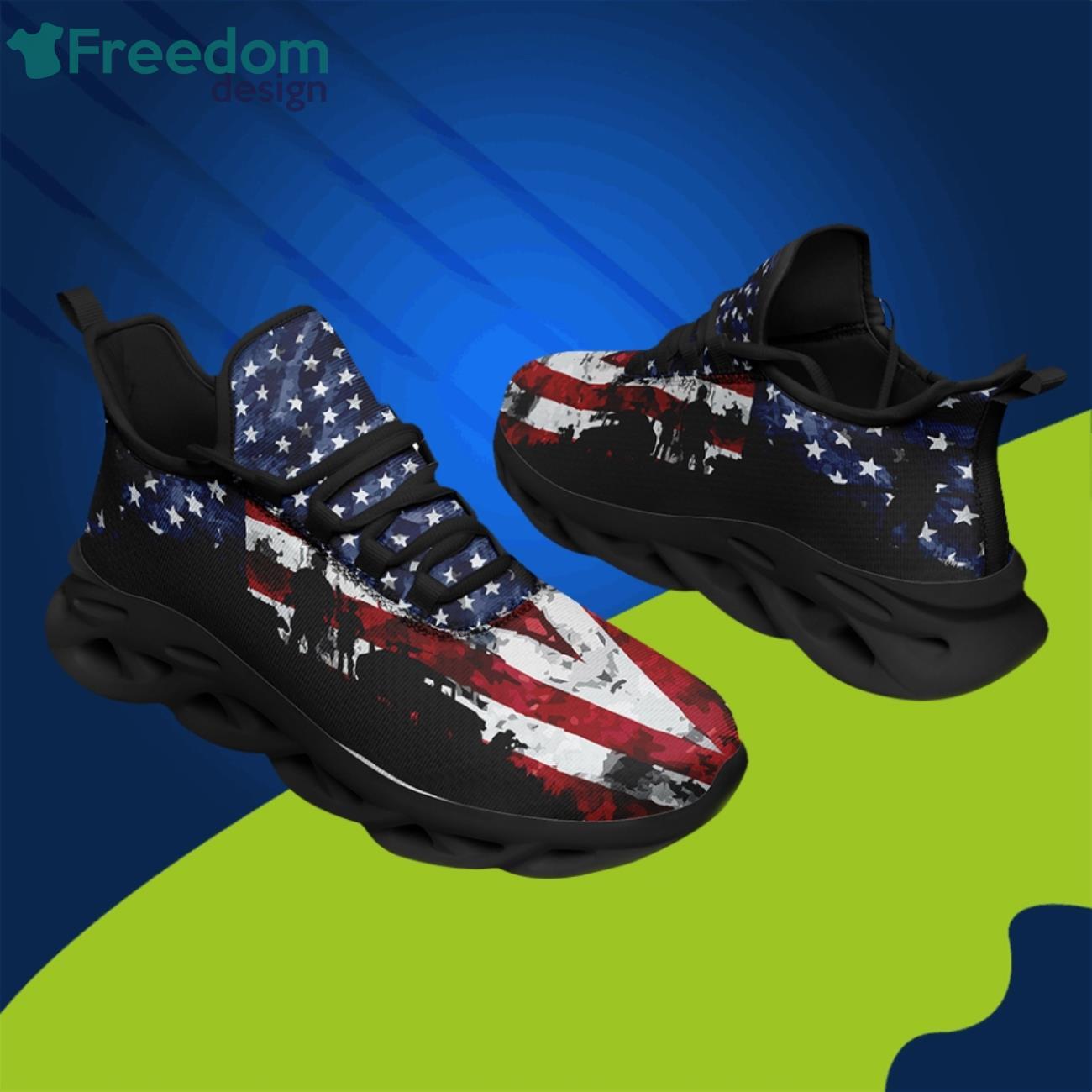 American Flag USA Flag Sneakers Max Soul Shoes Product Photo 1 American Flag USA Flag Sneakers Max Soul Shoes Product Photo 1