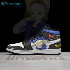 Android 18 Dragon Ball Super Anime Air Jordan Hightop Shoes Product Photo 2