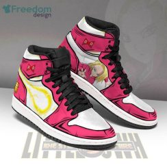 Android 18 Dragon Ball Super Anime Red Air Jordan Hightop Shoes Product Photo 2