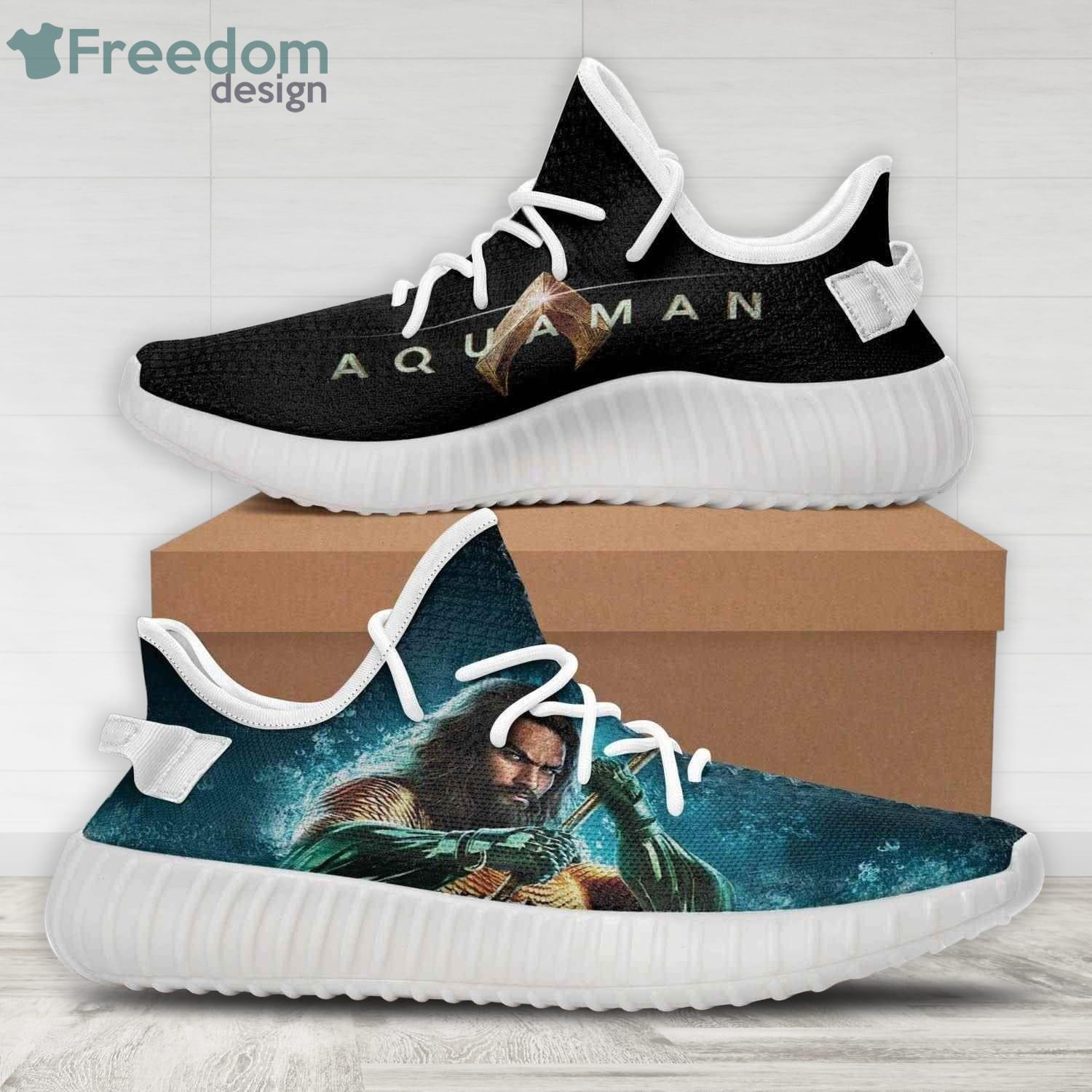 Aquaman Sneaker Yeezy Shoes For Men And Women Product Photo 1