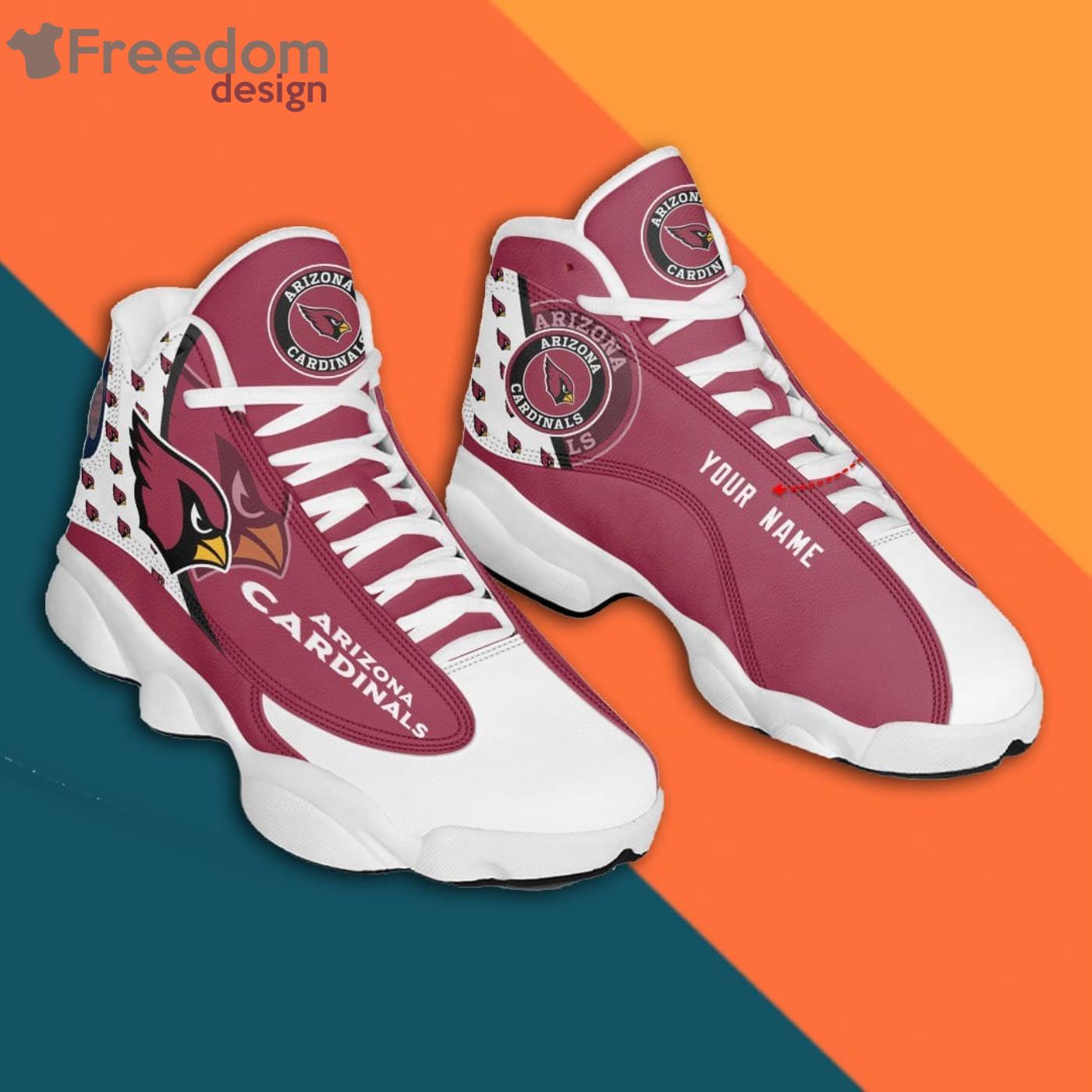 Arizona Cardinals Air Jordan 13 Sneaker Shoes Product Photo 3 Arizona Cardinals Air Jordan 13 Sneaker Shoes Product Photo 3