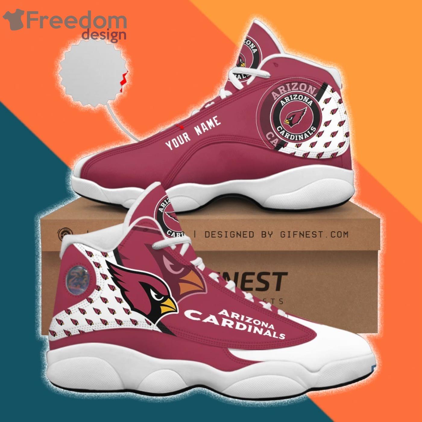 Arizona Cardinals Air Jordan 13 Sneaker Shoes Product Photo 1
