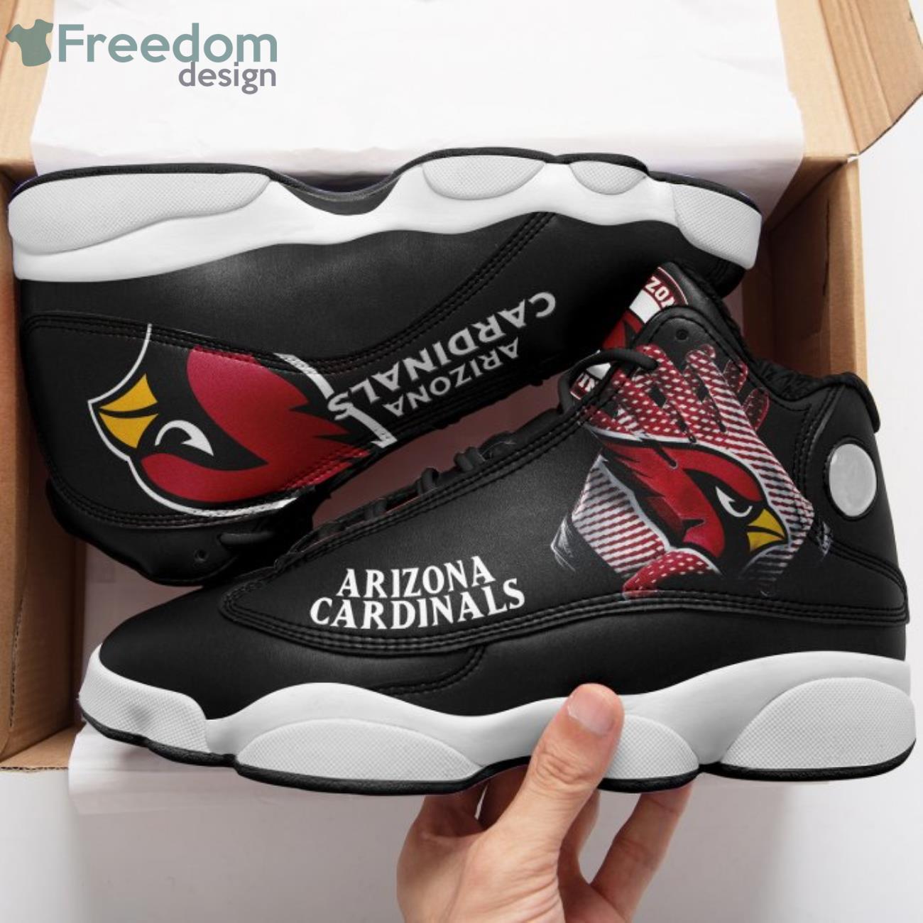 Arizona Cardinals Black Sneakers Air Jordan 13 Shoes Product Photo 1