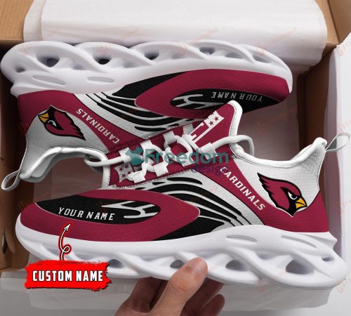 Arizona Cardinals Nfl Max Soul NFL Sneaker Personalized Name