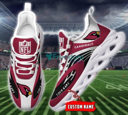 Arizona Cardinals Nfl Max Soul NFL Sneaker Personalized Name