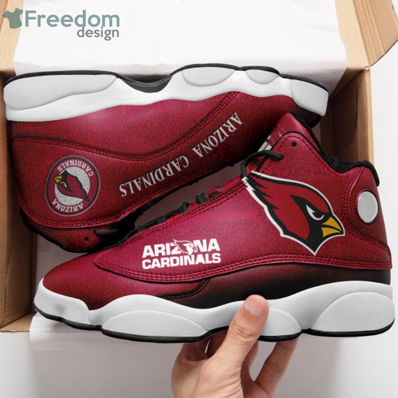 Arizona Cardinals Red Sneakers Air Jordan 13 Shoes Product Photo 1