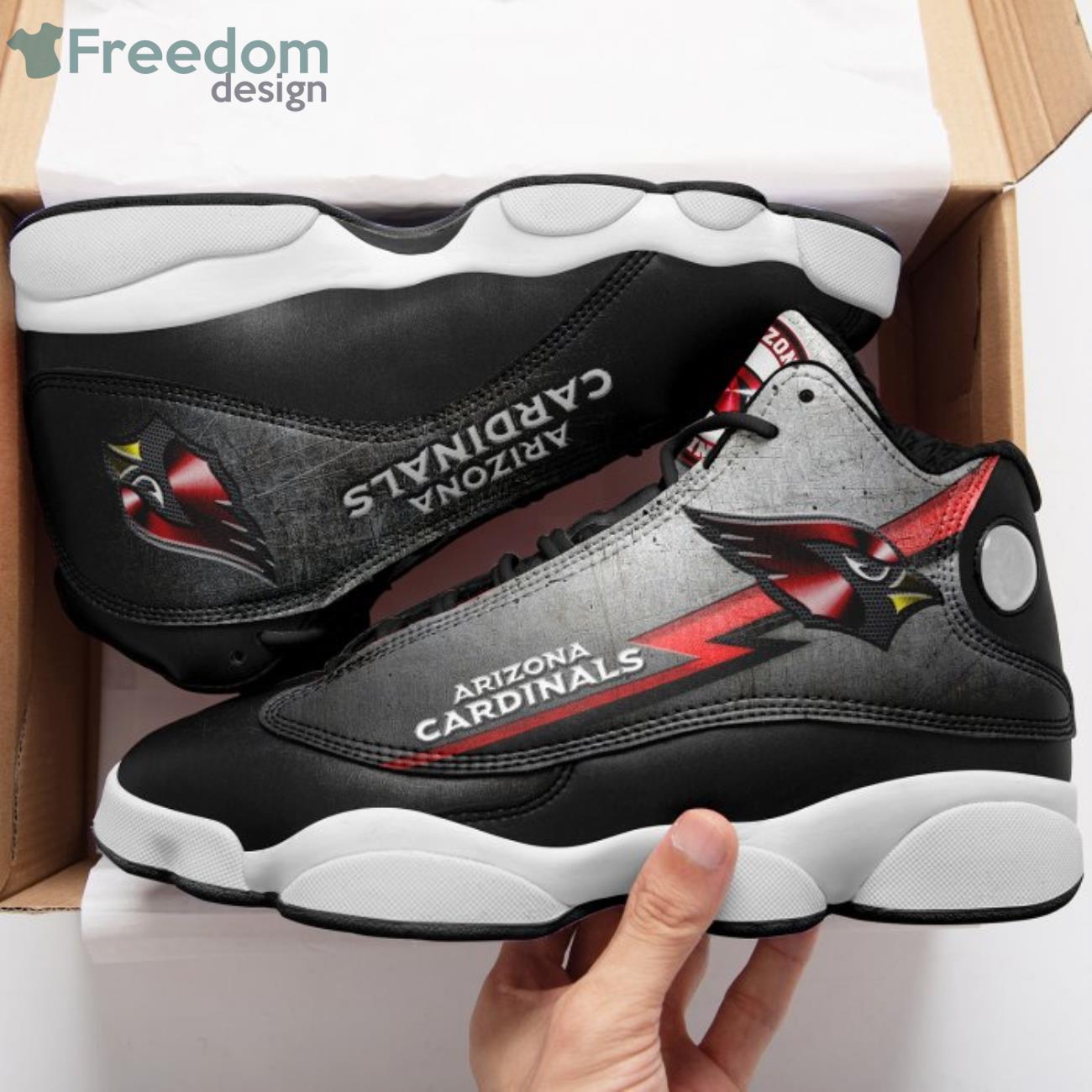 Arizona Cardinals Sneakers Black Air Jordan 13 Shoes Product Photo 1