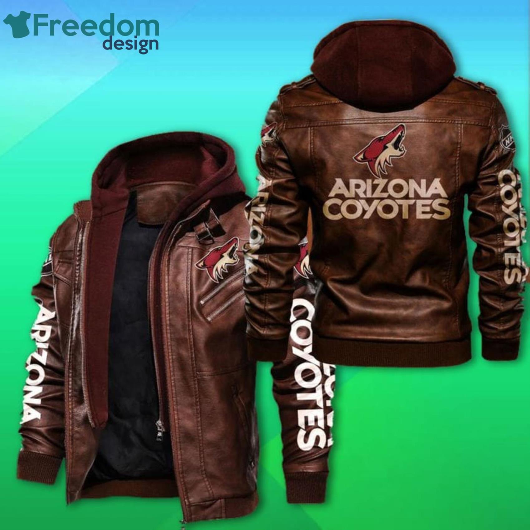 Arizona Coyotes 2D Leather Jacket Product Photo 2