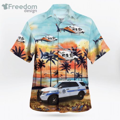Arizona Department Of Public Safety Highway Patrol Ford Hawaiian Shirt