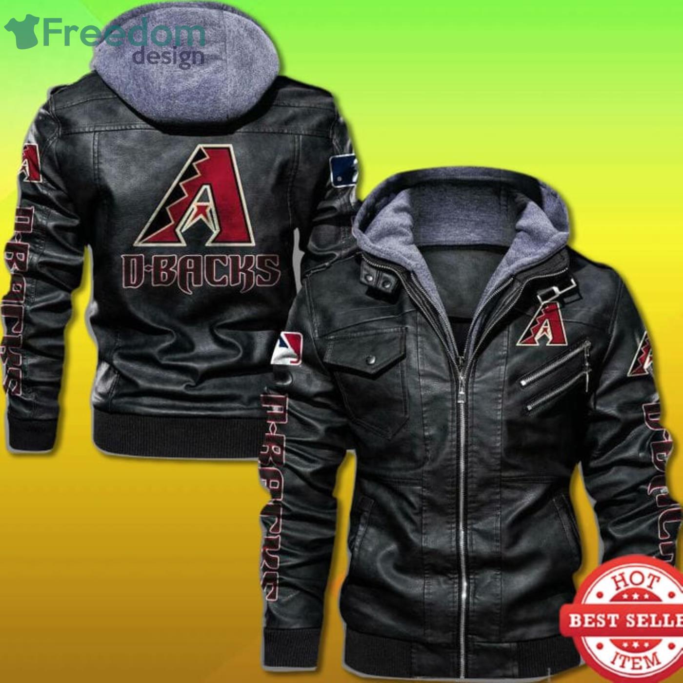 Arizona Diamondbacks 2D Leather Jacket Product Photo 1 Arizona Diamondbacks 2D Leather Jacket Product Photo 1