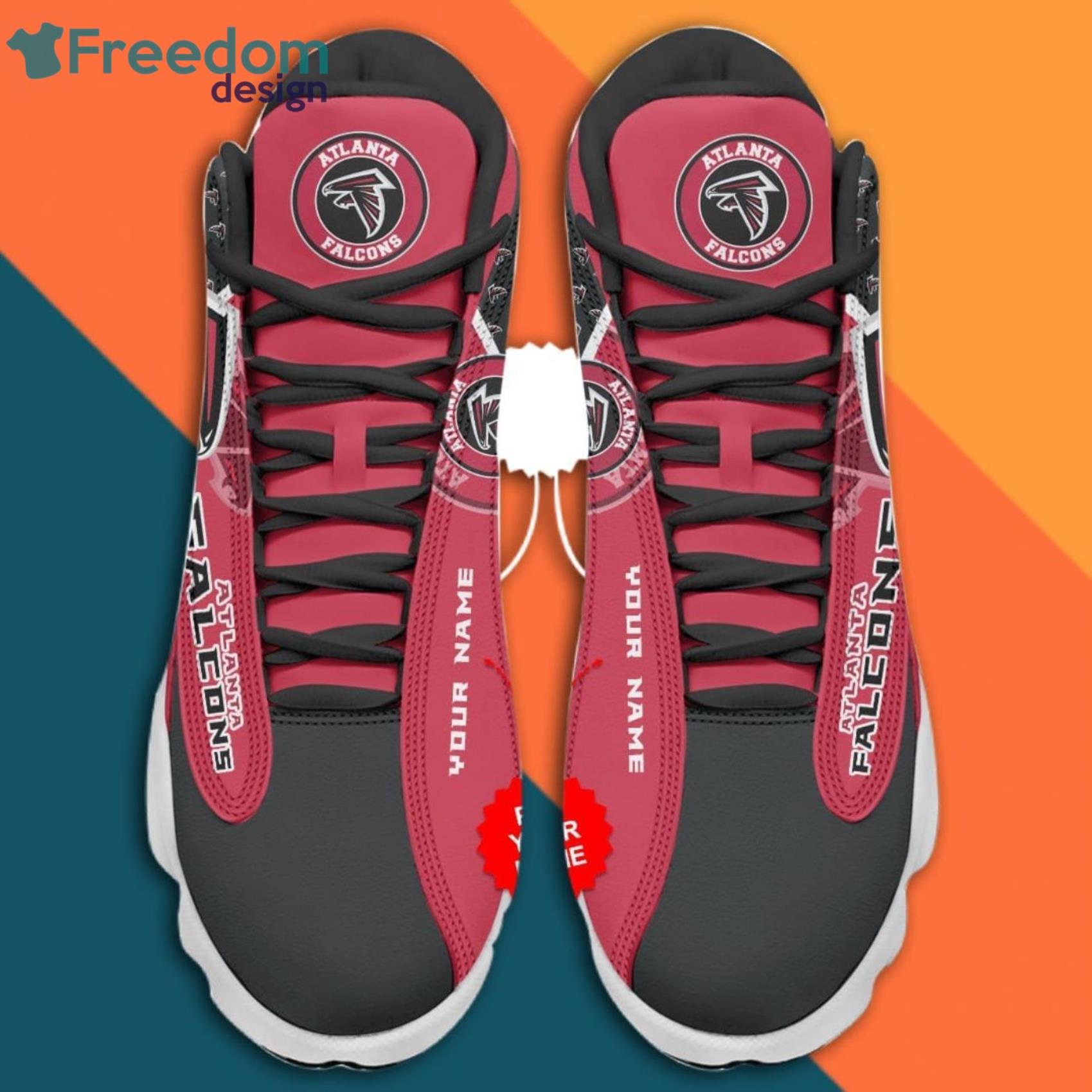 Atlanta Falcons Air Jordan 13 Sneaker Shoes Product Photo 2