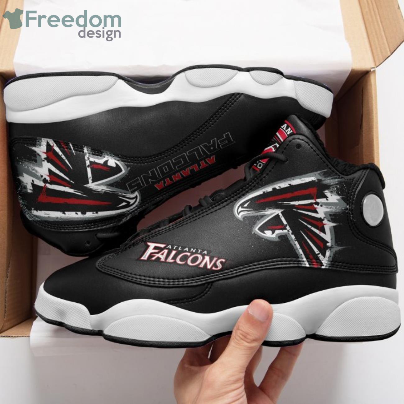 Atlanta Falcons Black Sneakers Air Jordan 13 Shoes Product Photo 1