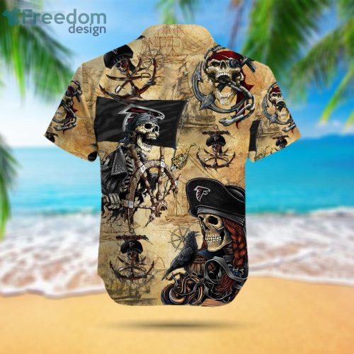 Atlanta Falcons Pirates Fans Pirates Skull Hawaiian Shirt