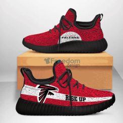 Atlanta Falcons Sneakers Logo Reze Shoes For Fans Product Photo 1