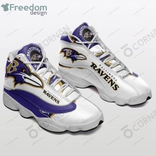 Baltimore Ravens Custom Air Jordan 13 Sneaker Air Custom Shoes