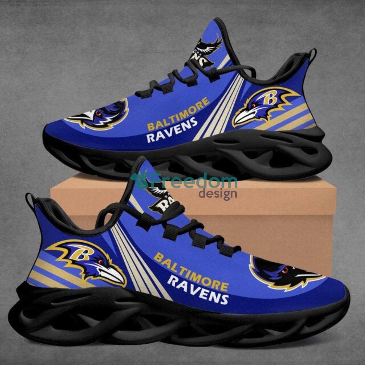 Baltimore Ravens Max Soul Snesker Running Shoes Product Photo 2