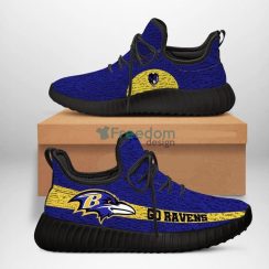Baltimore Ravens Sport Sneaker Reze Shoes For Fans Product Photo 1