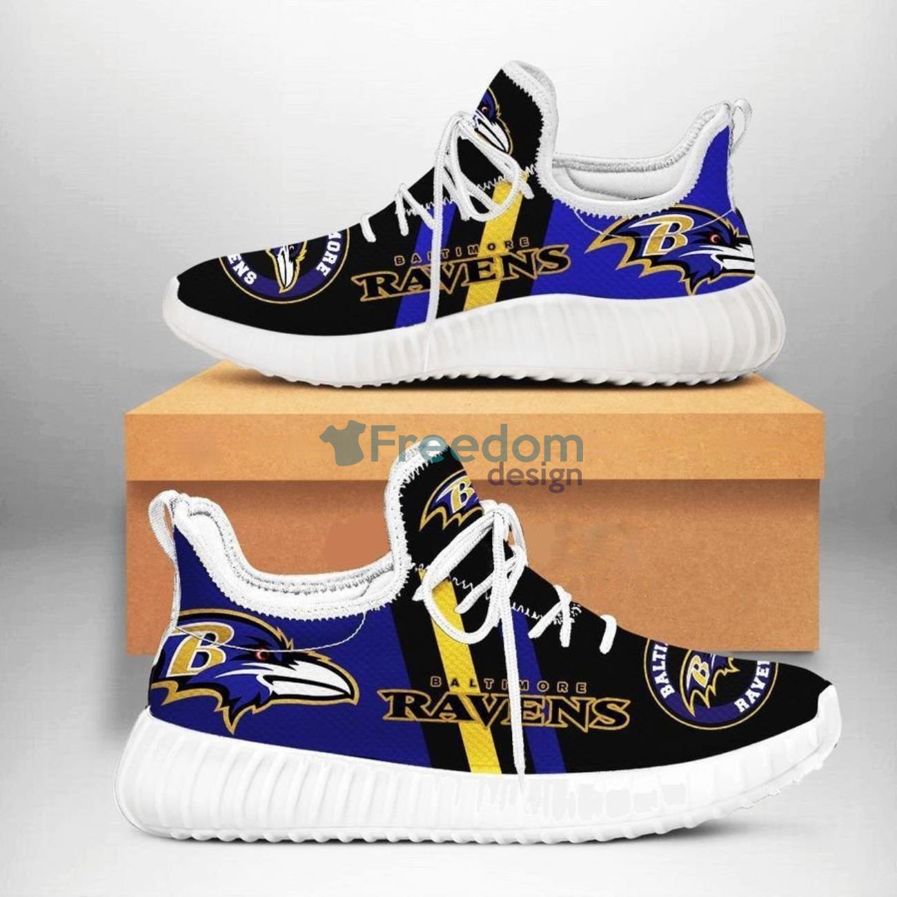 Baltimore Ravens Team Sneaker Reze Shoes For Fans Product Photo 2